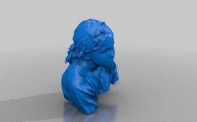 人物头部雕像渲染