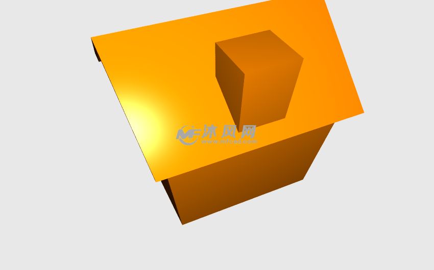 微笑小房子屋顶