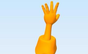 手，此零件需要镜像出另一只手