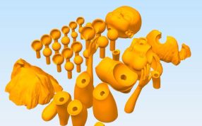 女孩关节可活动零件