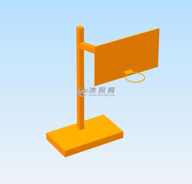 篮球架模型