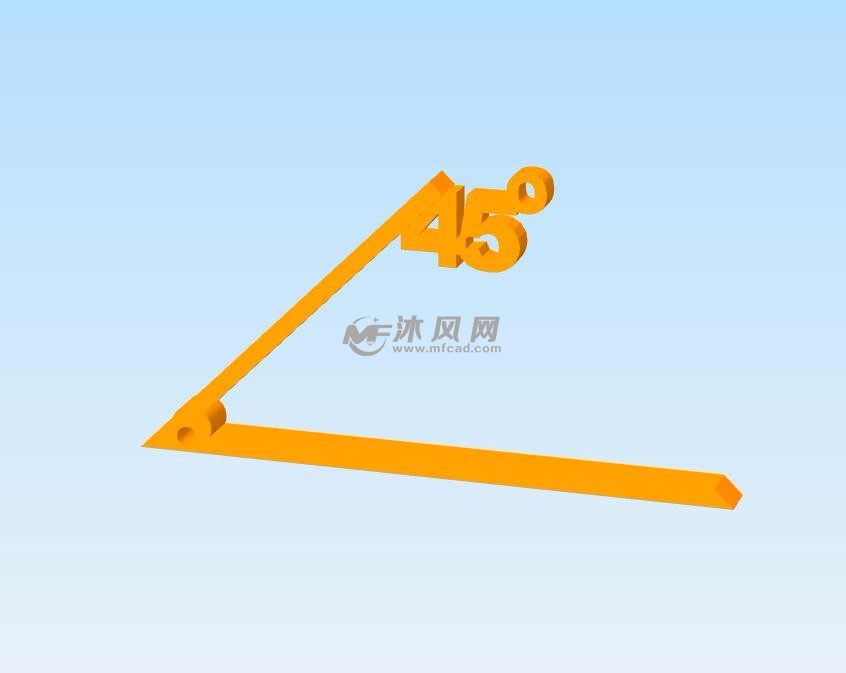 45°角度尺