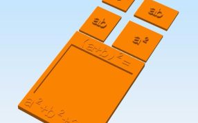  方程教学板零件