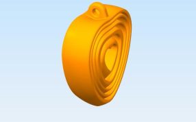 旋转的心脏侧面