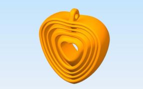 旋转的心脏模型