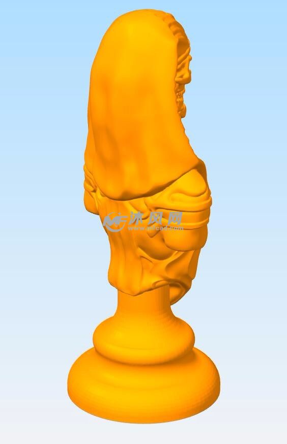 埃及亡灵国王背影