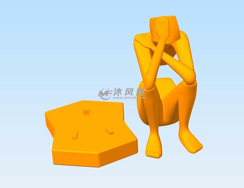 思考者雕塑零件