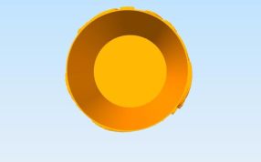 迪士尼浮雕小灯罩俯视图