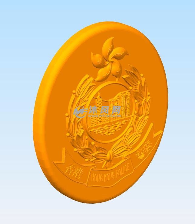 香港警徽右侧
