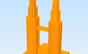 双子星大厦侧面