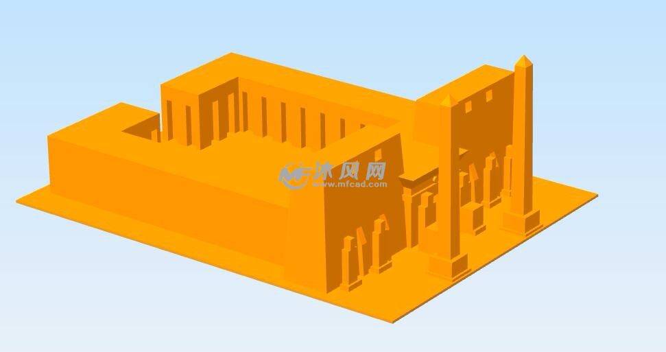 卢克索寺庙左侧