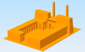 卢克索寺庙背面