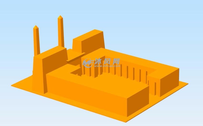 卢克索寺庙右侧
