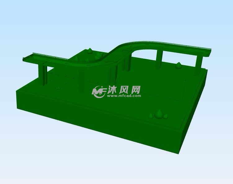 方寸之地绿色渲染