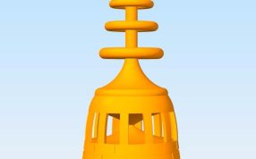 磁暴电圈主视图