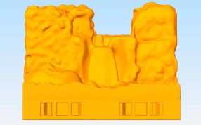 水流地势主视图