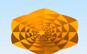 冰柱装饰俯视图