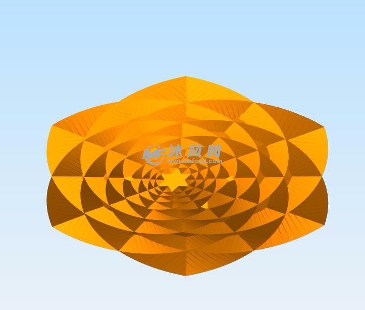 冰柱装饰俯视图