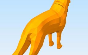 德国牧羊犬背面