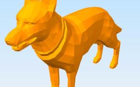 德国牧羊犬模型