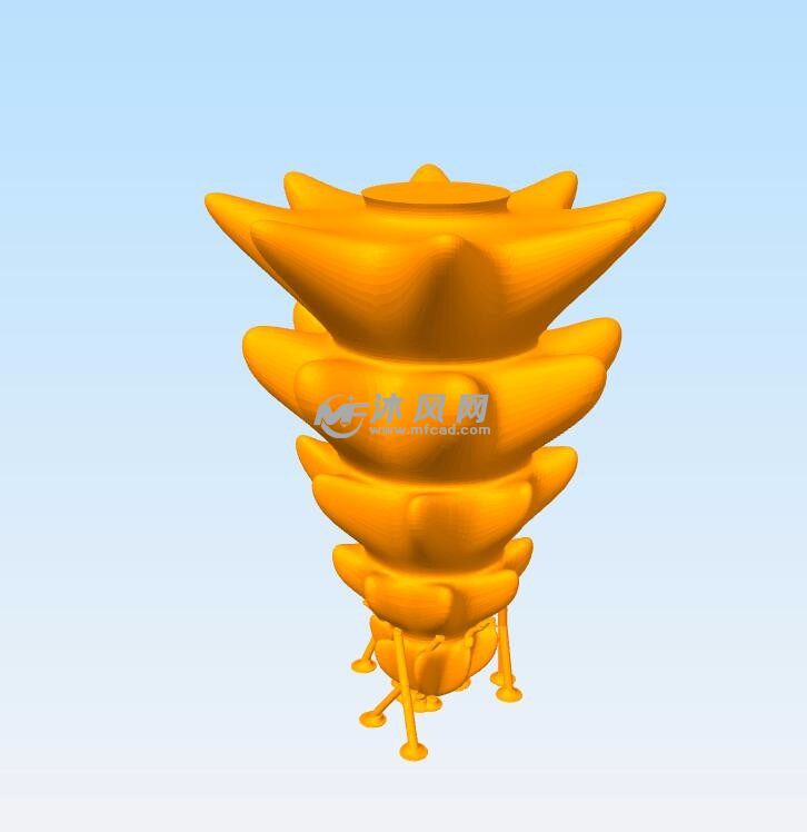 圣诞树模型（倒着打印）