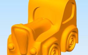 Q版汽车模型前面