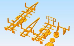 R190原木运输车零件