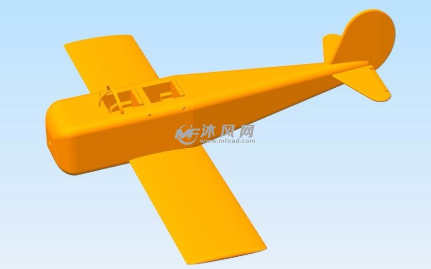 双翼飞机模型