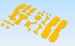 玩具小飞机模型