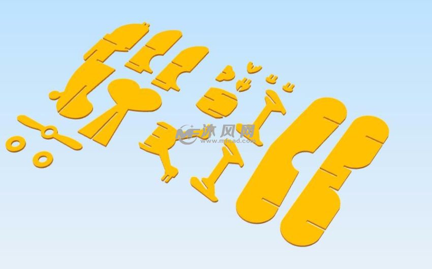 玩具小飞机模型