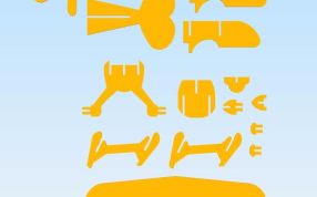 玩具小飞机俯视图