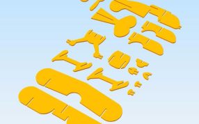 玩具小飞机零件