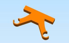 云台挂载扣小孔距