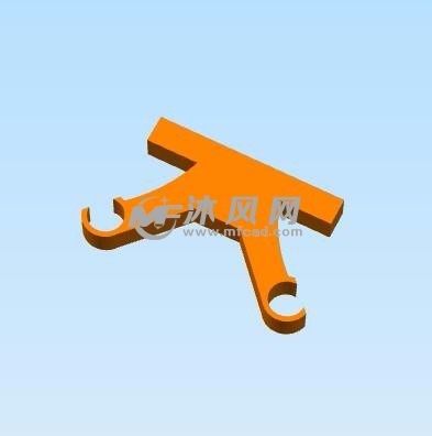 云台挂载扣小孔距