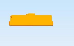 云台快拆板右视图