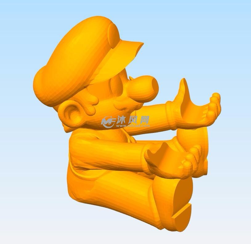 马里奥手机支架侧面