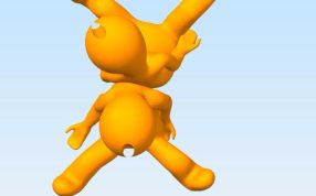 耳机座模型俯视图