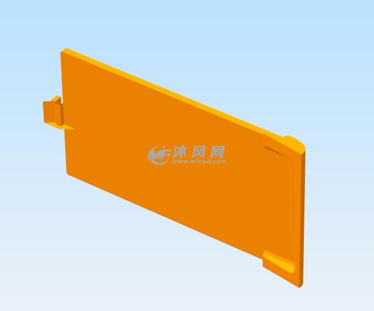 格力空调遥控后盖侧面