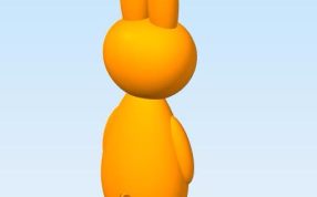 兔子耳机座背面