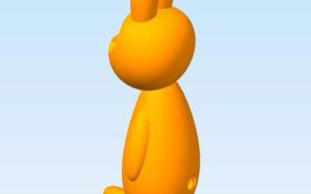 兔子耳机座侧面