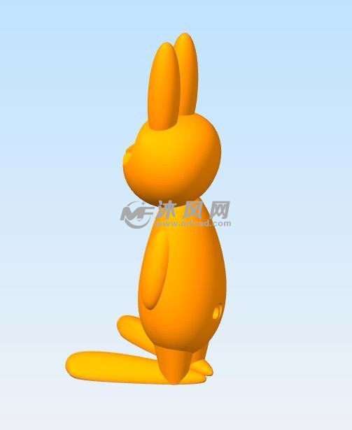 兔子耳机座侧面