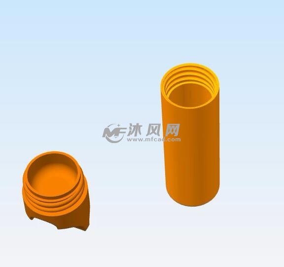 18650电池盒模型