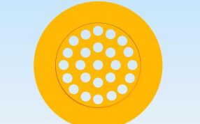 水池普通滤网俯视图