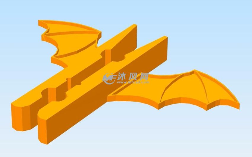 蝙蝠夹子模型