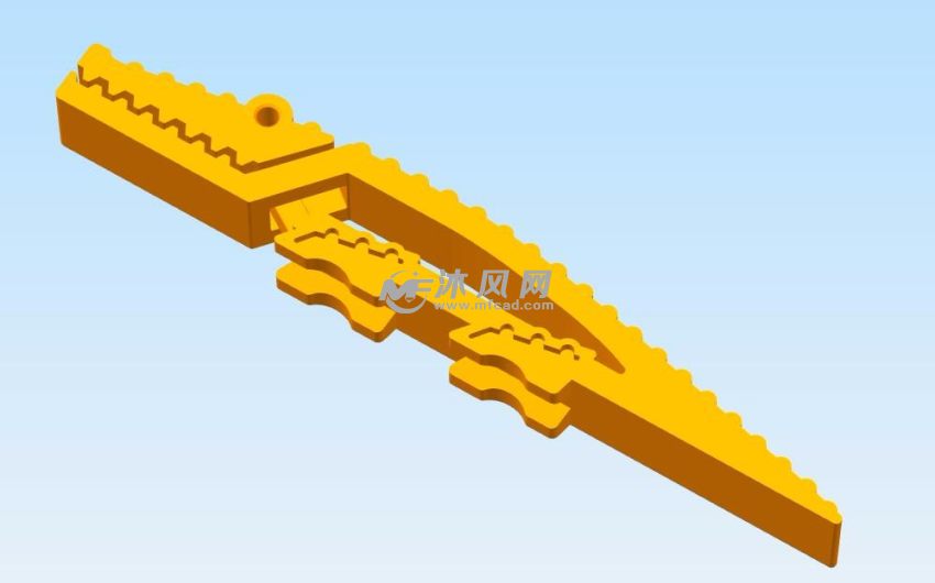 鳄鱼夹模型