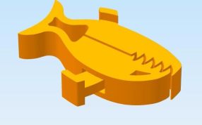 食人鱼夹子侧面