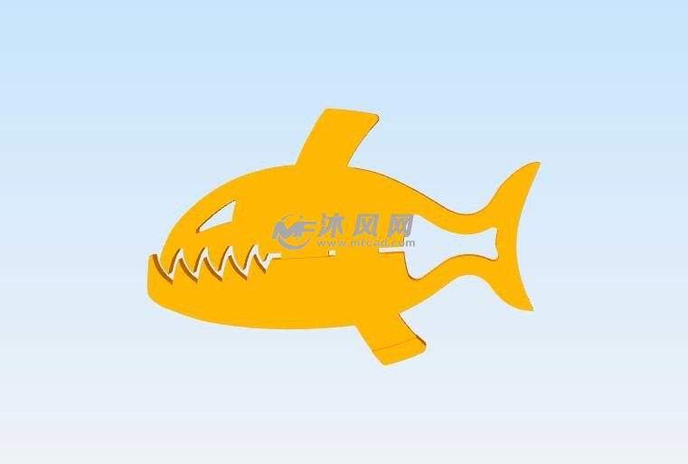 食人鱼夹子俯视图