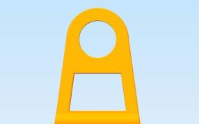 纯净水水桶提手正面