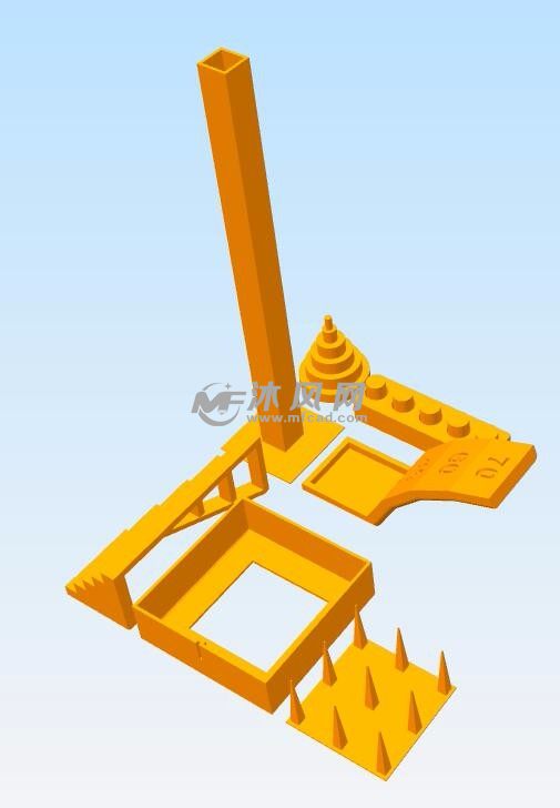 3D打印机性能测试模型