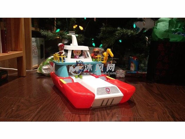 巡逻艇3D打印模型